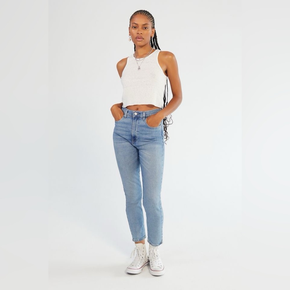 Urban Outfitters BDG Women’s 30, Girlfriend High Rise Cropped Jeans NWT,straight